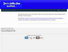 Tablet Screenshot of daveshobbyshop.net